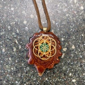 Third Eye Pinecone Necklace